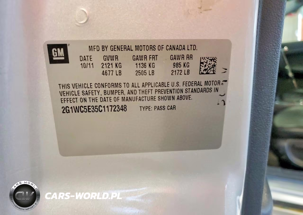 2012 Chevrolet Impala Ltz VIN:2G1WC5E35C1172348 - 12