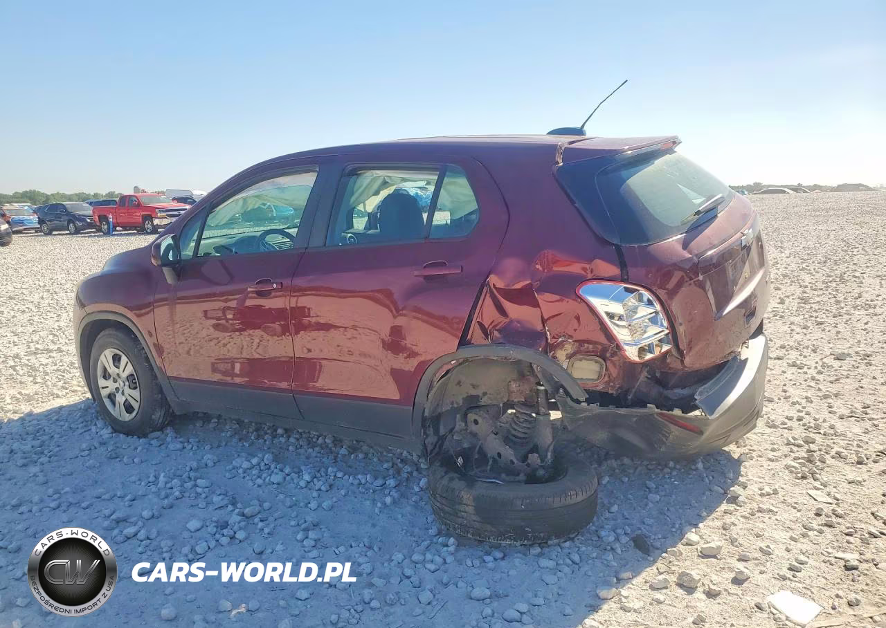 2016 Chevrolet Trax Ls VIN:3GNCJKSB6GL135153 - 2