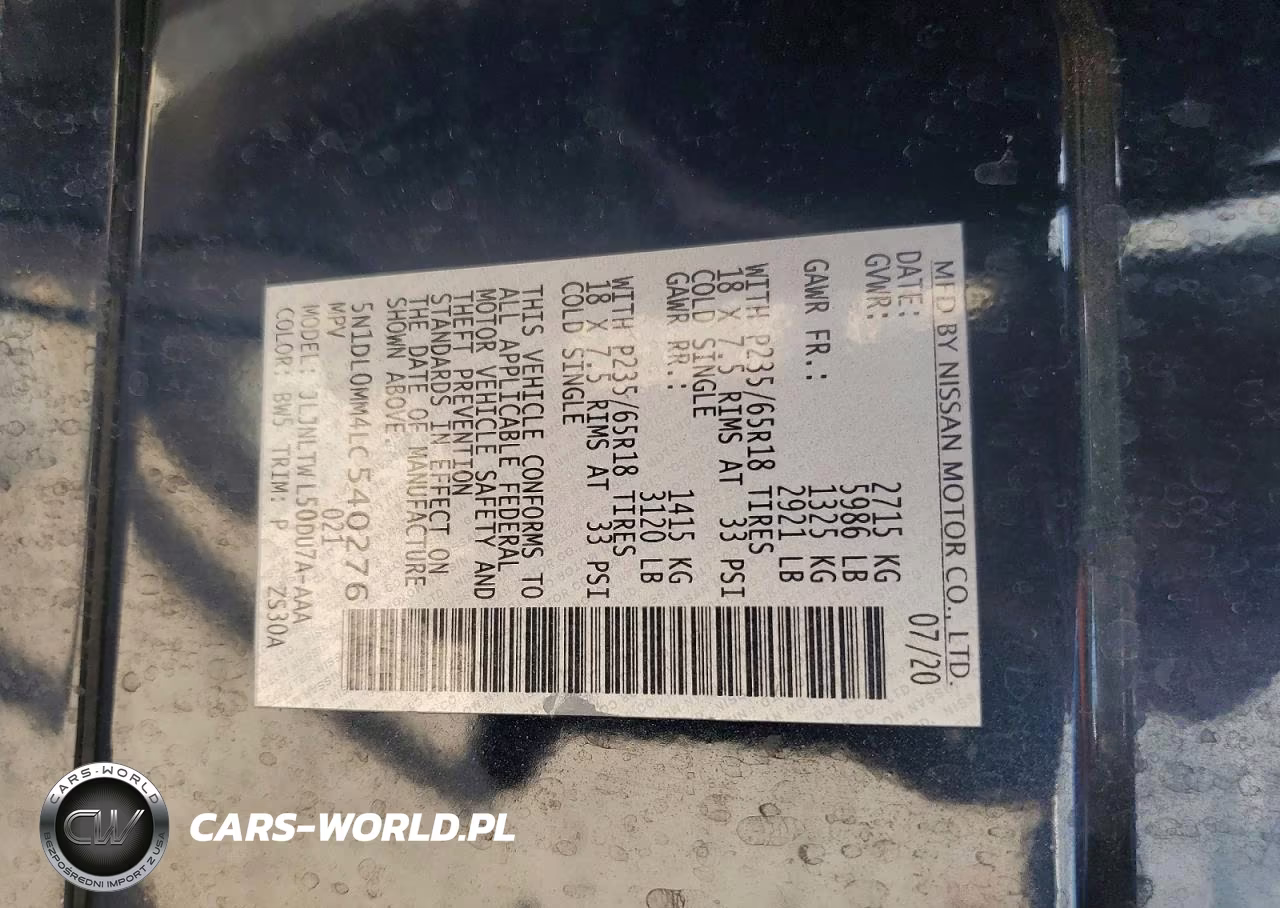 2020 Infiniti Qx60 Luxe VIN:5N1DL0MM4LC540276 - 13
