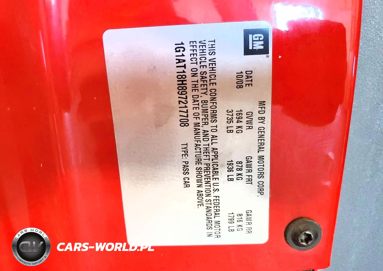 2009 Chevrolet Cobalt VIN:1G1AT18H897217708 - 12