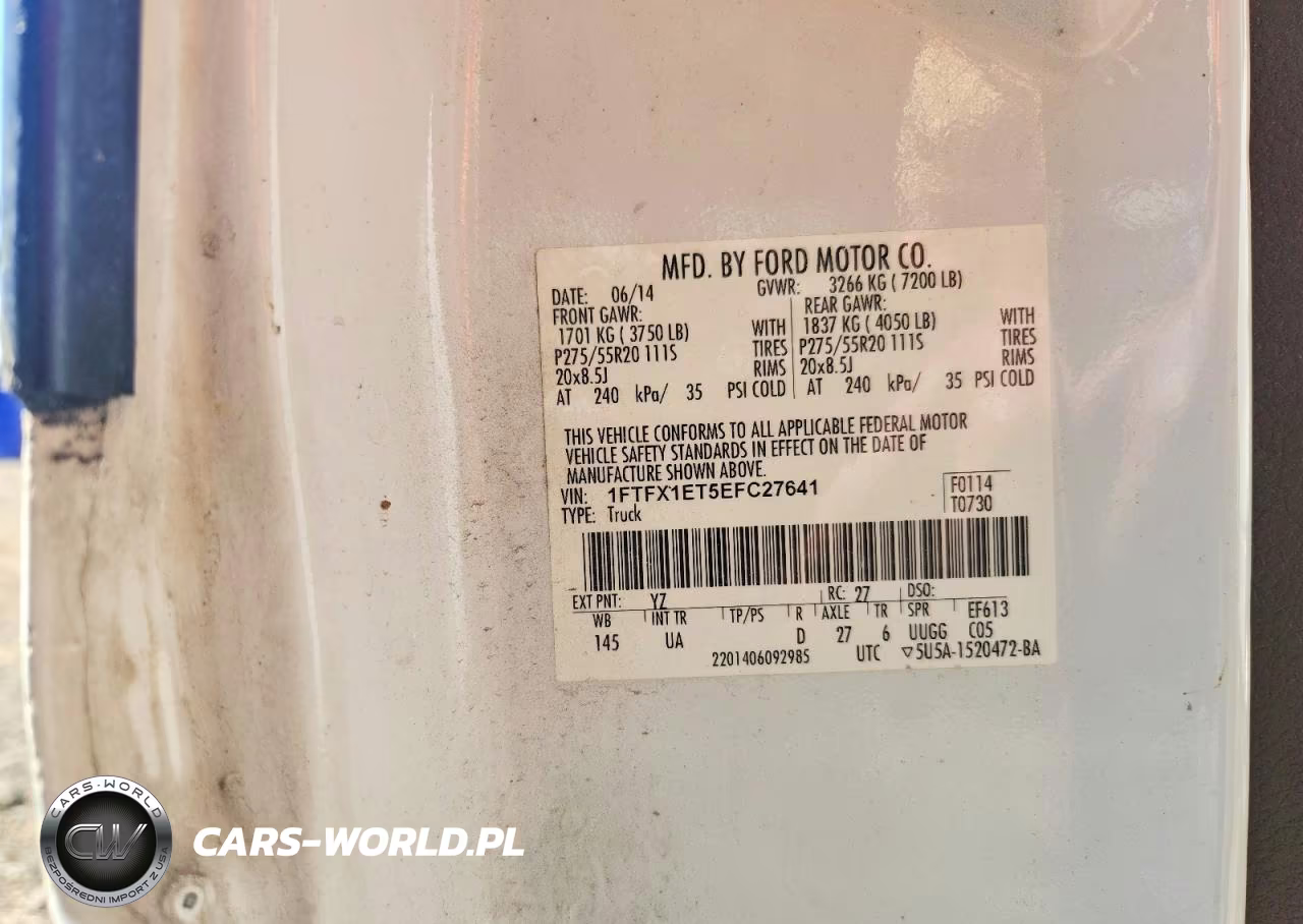 2014 Ford F150 Super Cab VIN:1FTFX1ET5EFC27641 - 12