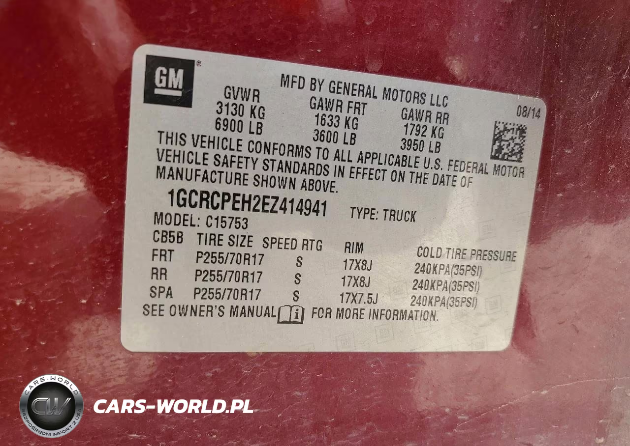 2014 Chevrolet Silverado C1500 VIN:1GCRCPEH2EZ414941 - 12