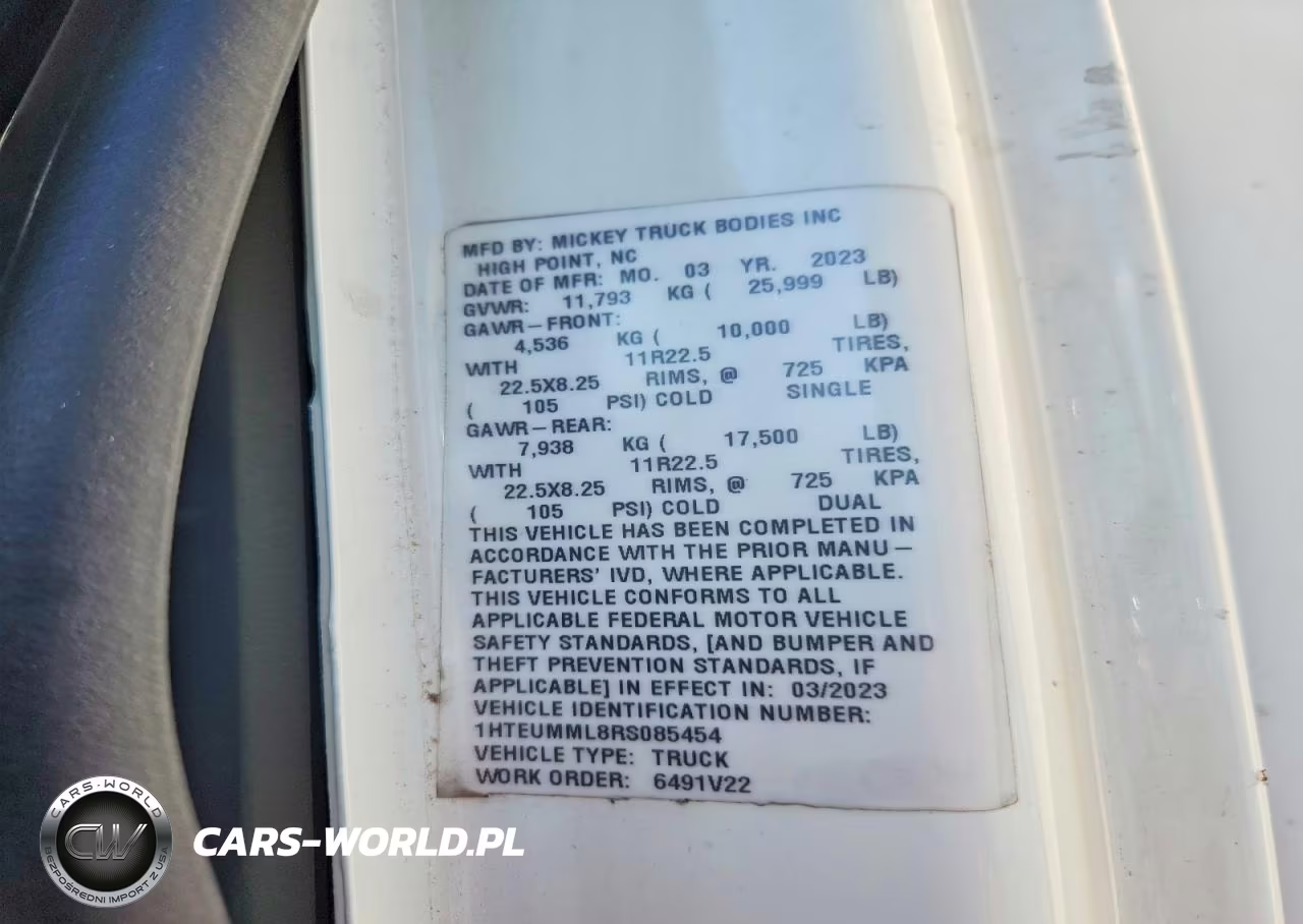 2024 International Mv607 VIN:1HTEUMML8RS085454 - 13