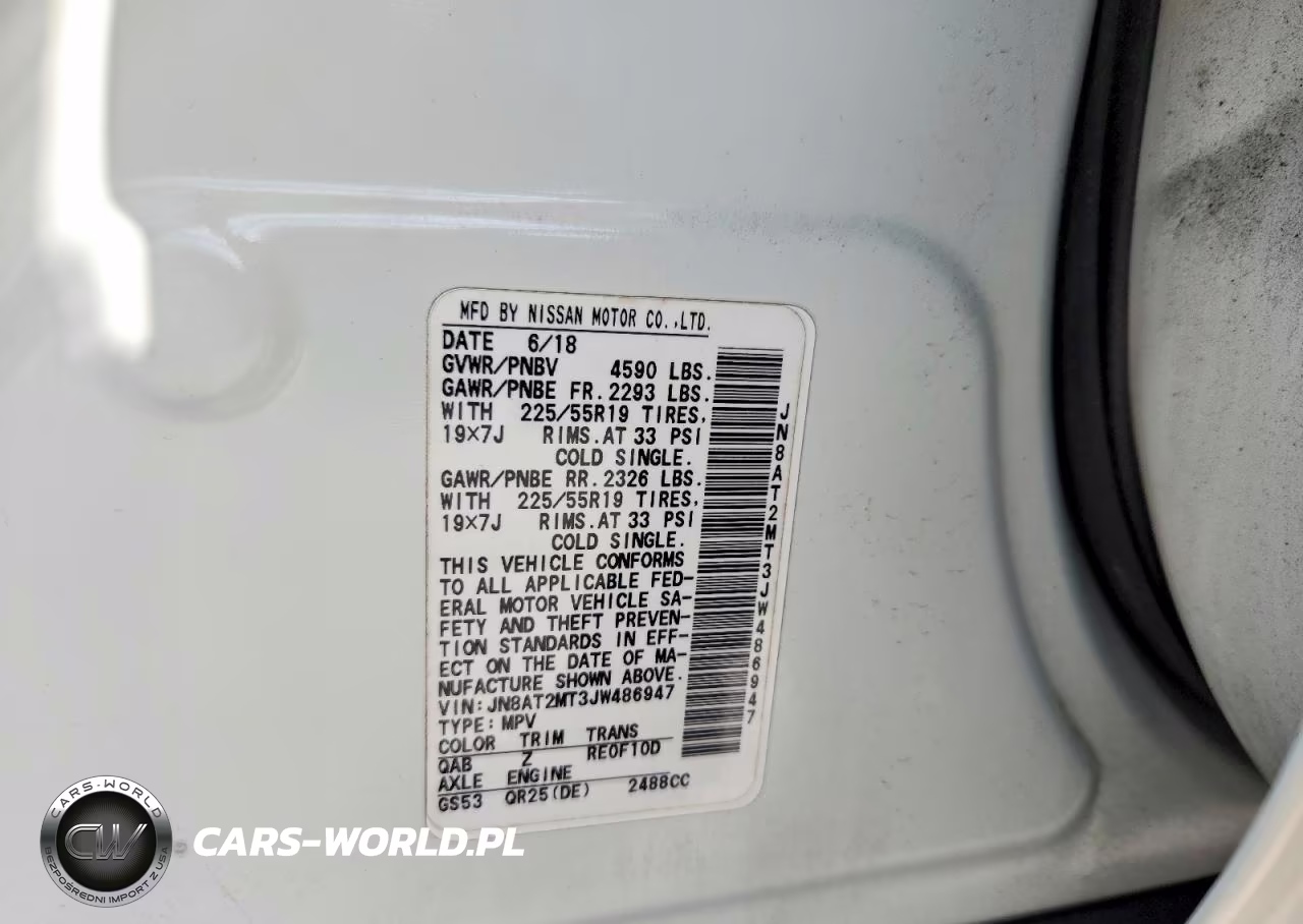 2018 Nissan Rogue Sl VIN:JN8AT2MT3JW486947 - 13