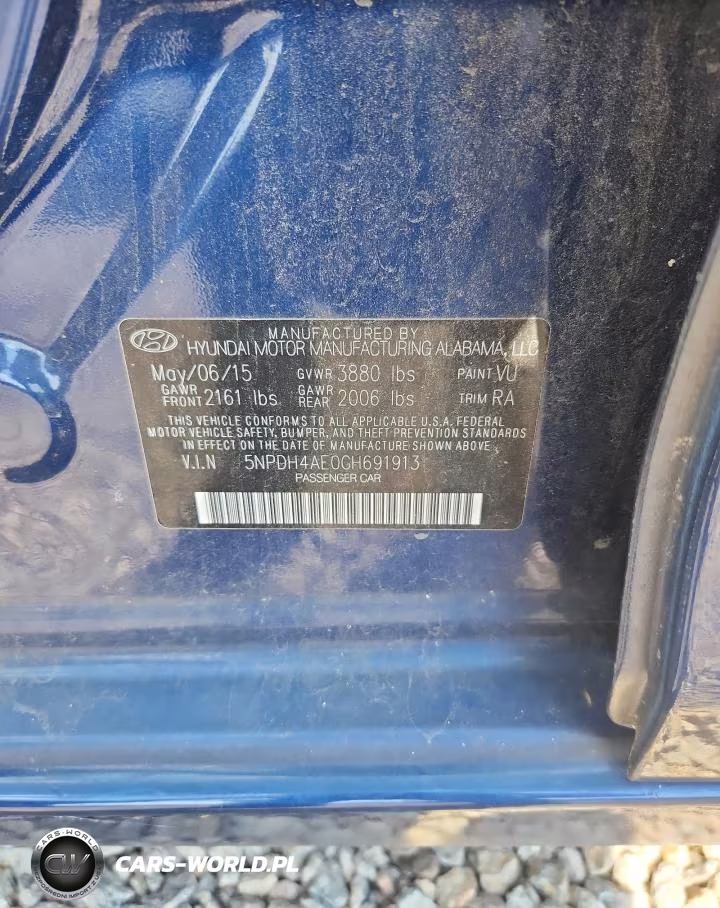 2016 Hyundai Elantra Se VIN:5NPDH4AE0GH691913 - 13