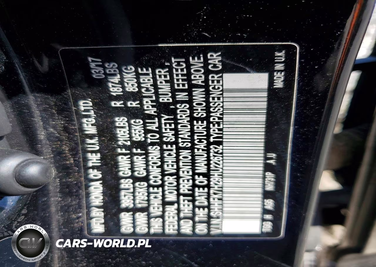2017 Honda Civic Lx VIN:SHHFK7H29HU226732 - 12