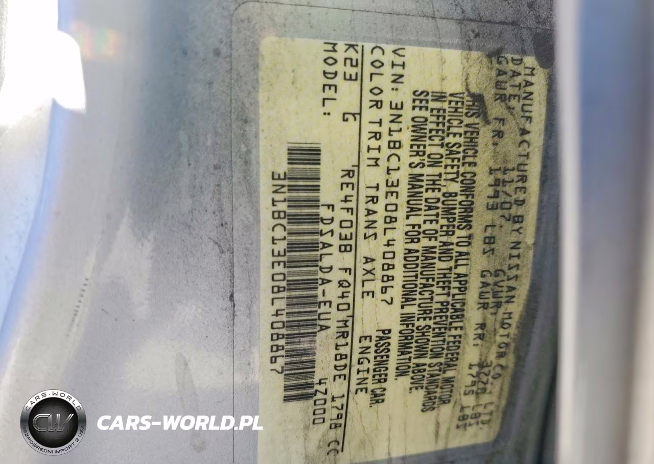 2008 Nissan Versa S VIN:3N1BC13E08L408867 - 12