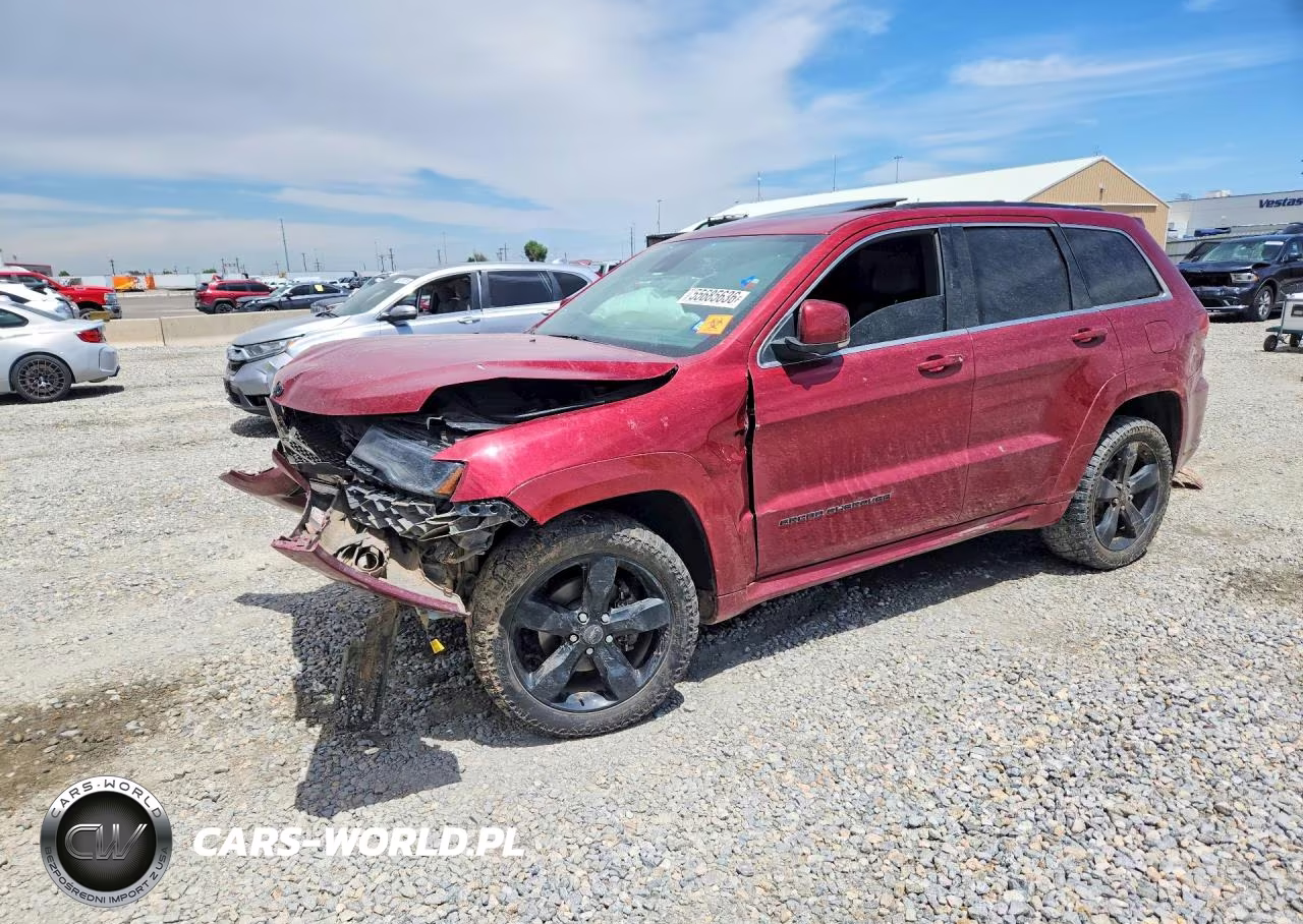 2015 Jeep Grand Cherokee Overland VIN:1C4RJECG9FC160637 - 1