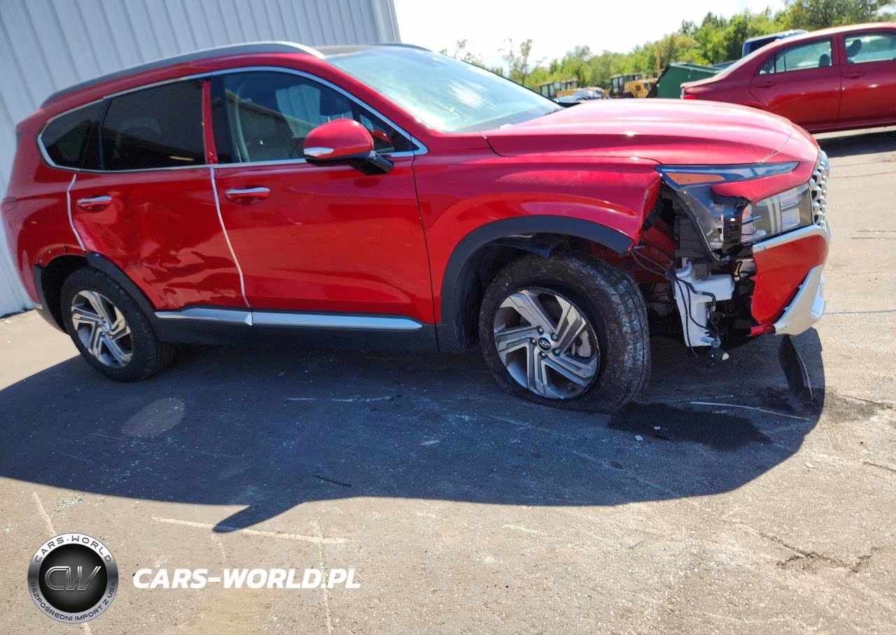 2021 Hyundai Santa Fe Sel VIN:5NMS34AJXMH319636 - 4