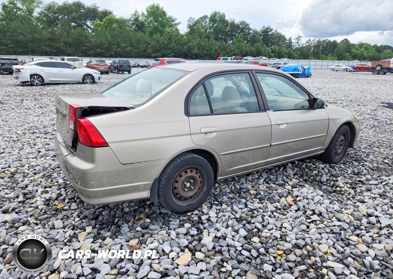 2004 Honda Civic Lx VIN:2HGES16554H606907 - 3