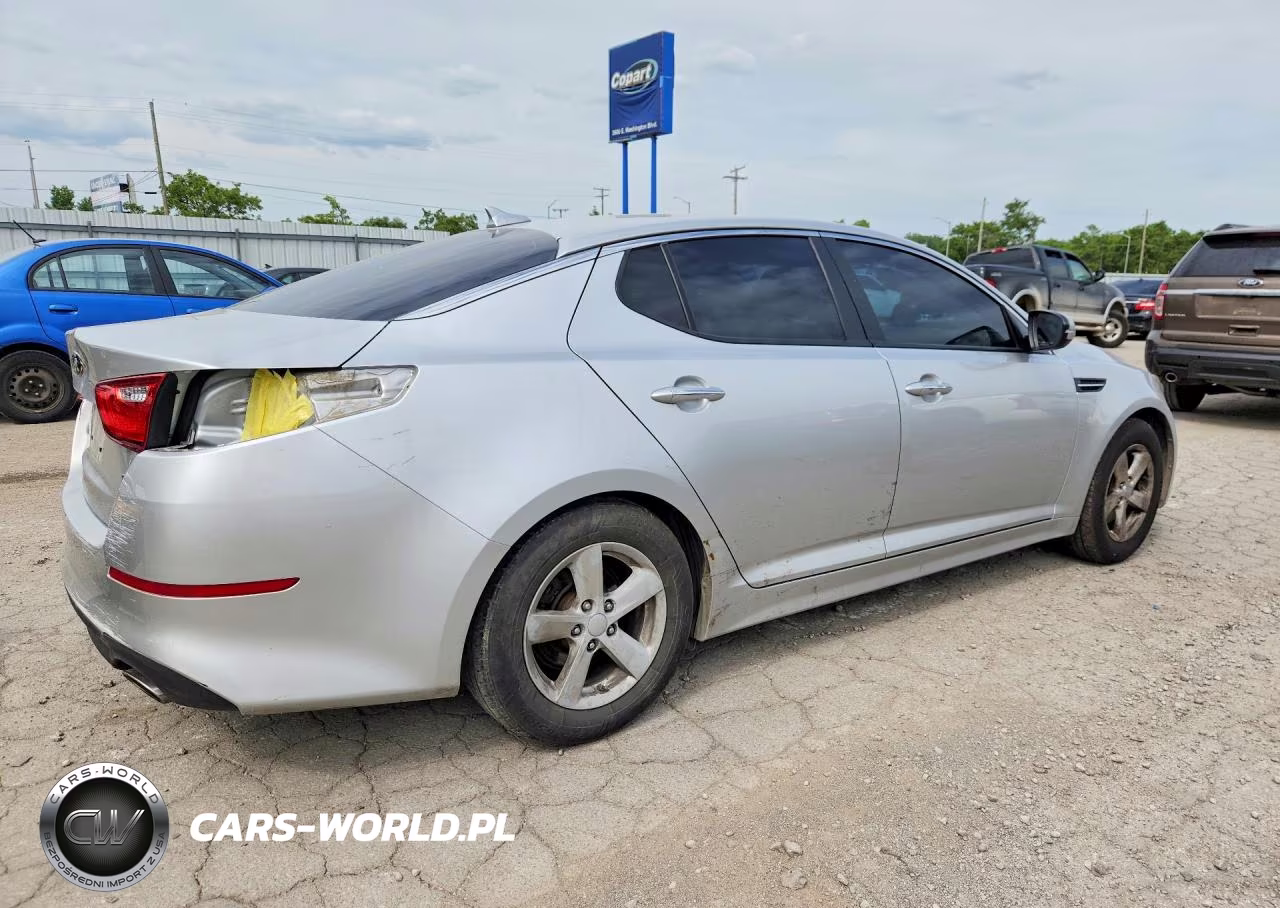 2014 Kia Optima Lx VIN:KNAGM4A70E5481350 - 3