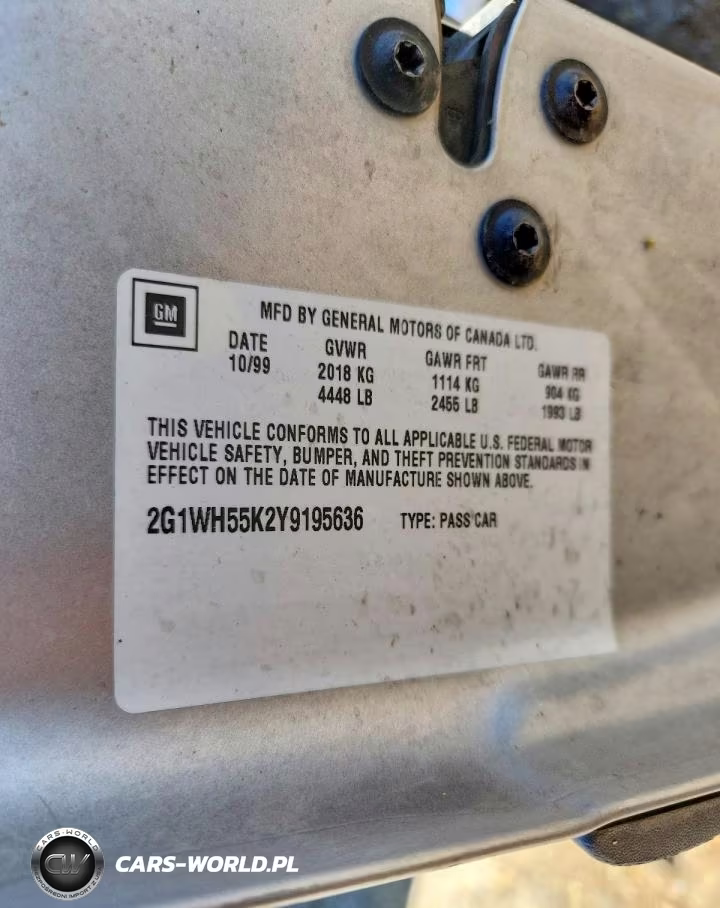2000 Chevrolet Impala VIN:2G1WH55K2Y9195636 - 12
