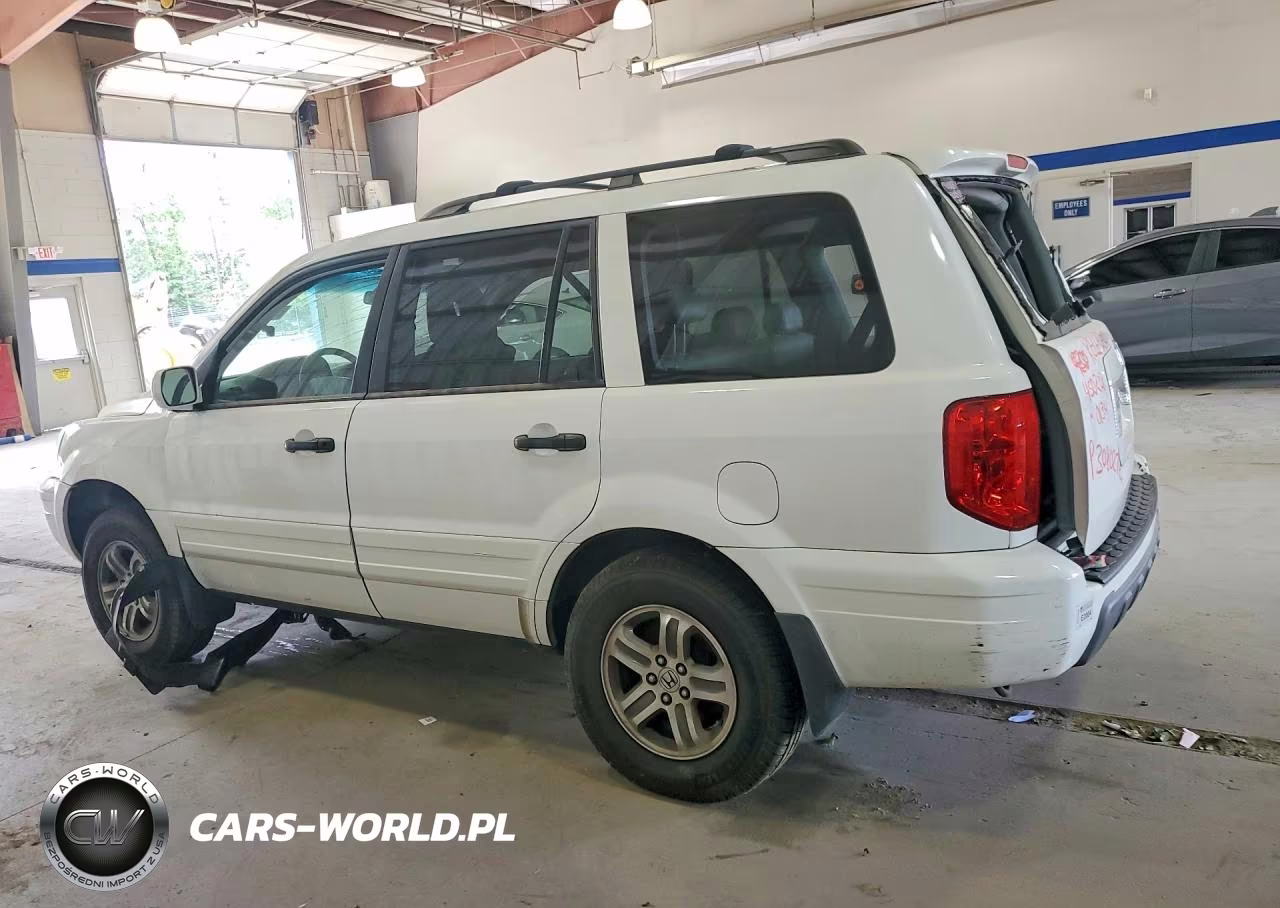 2003 Honda Pilot Exl VIN:2HKYF18593H616214 - 2