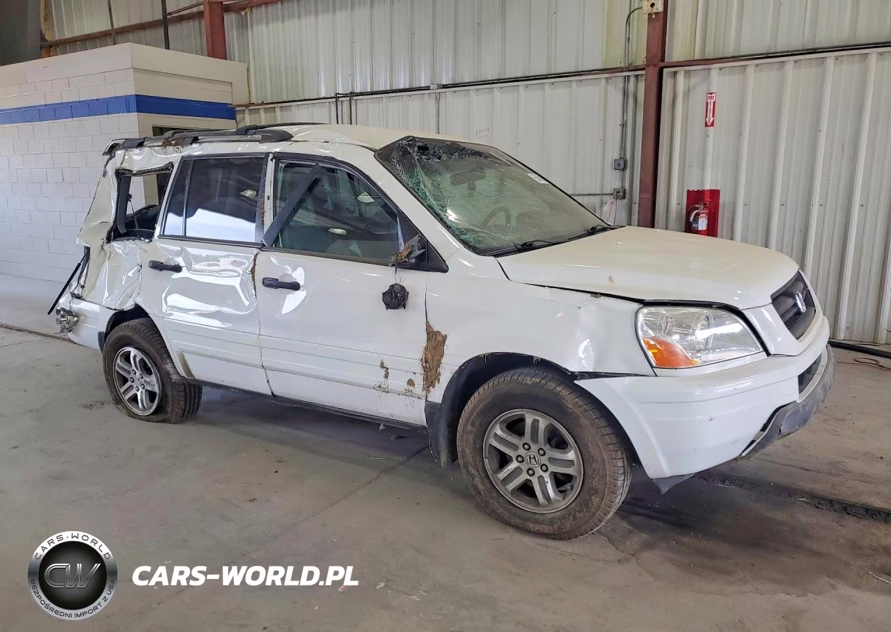 2003 Honda Pilot Exl VIN:2HKYF18593H616214 - 4