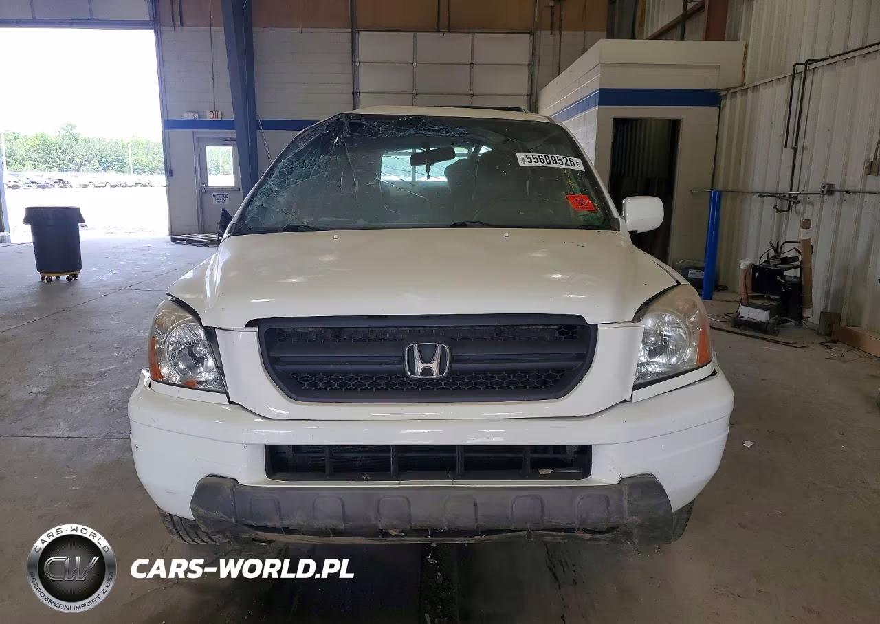 2003 Honda Pilot Exl VIN:2HKYF18593H616214 - 5