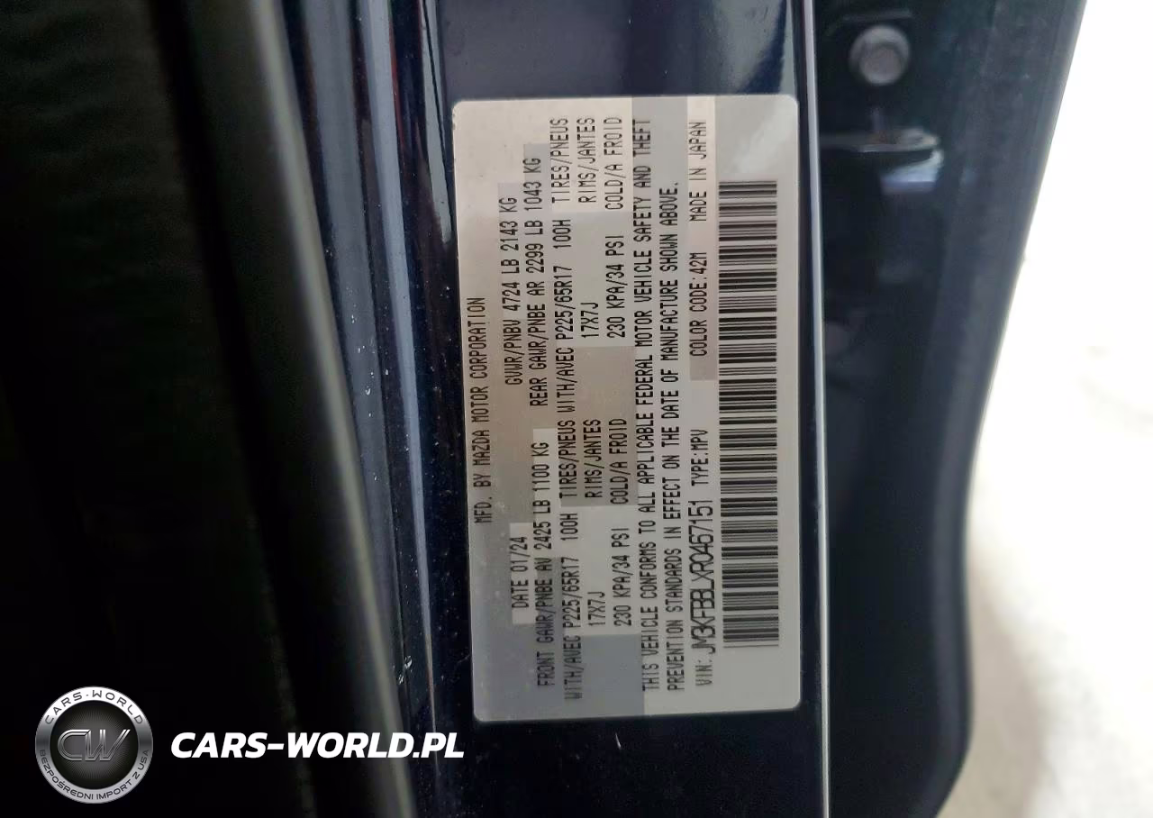2024 Mazda Cx-5 Select VIN:JM3KFBBLXR0467151 - 14