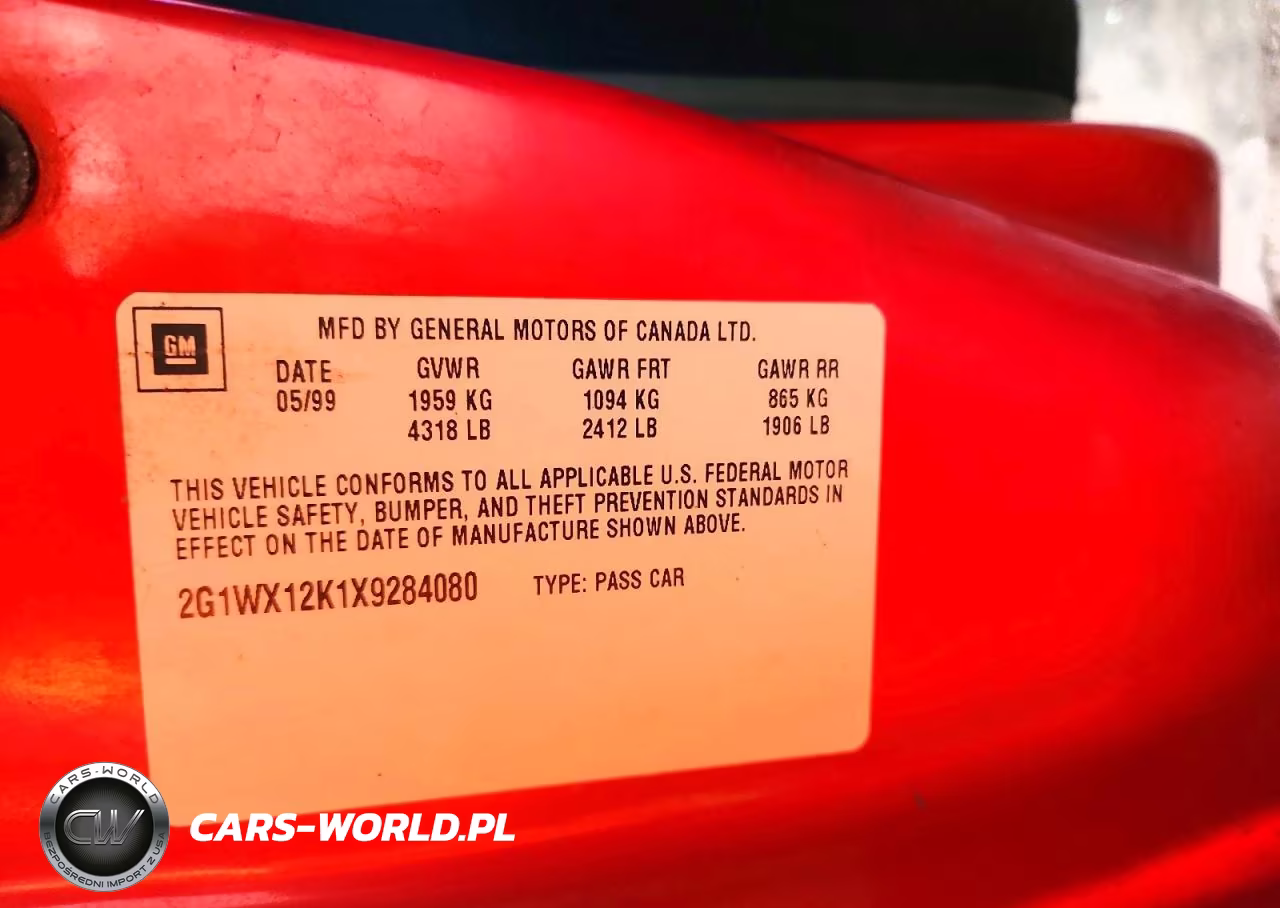 1999 Chevrolet Monte Carlo Z34 VIN:2G1WX12K1X9284080 - 12