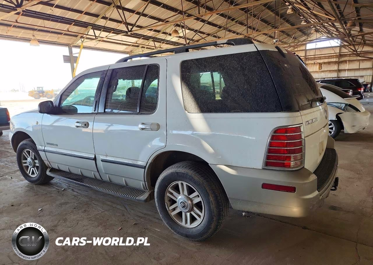 2002 Mercury Mountaineer VIN:4M2DU86E22ZJ04022 - 2