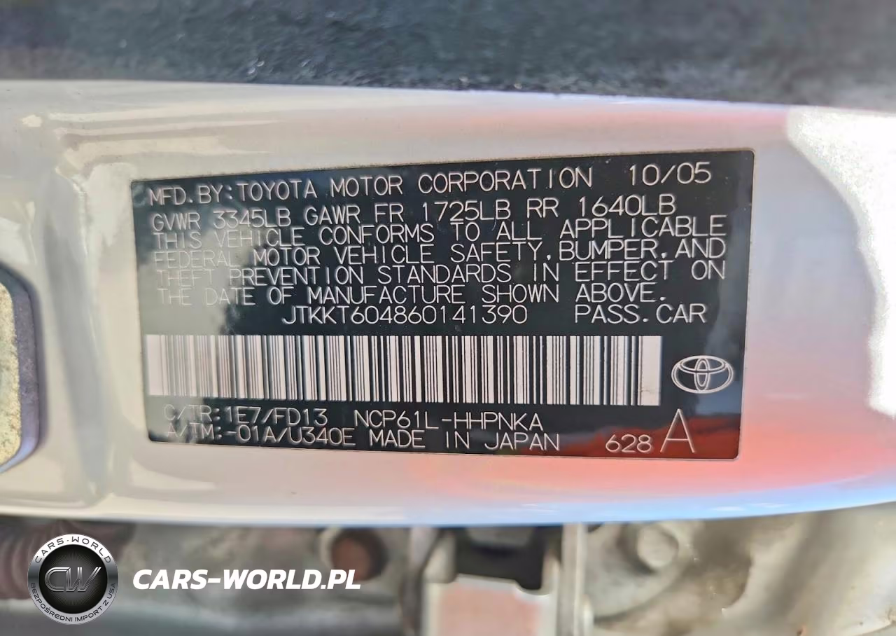 2006 Scion Xa Base VIN:JTKKT604860141390 - 12