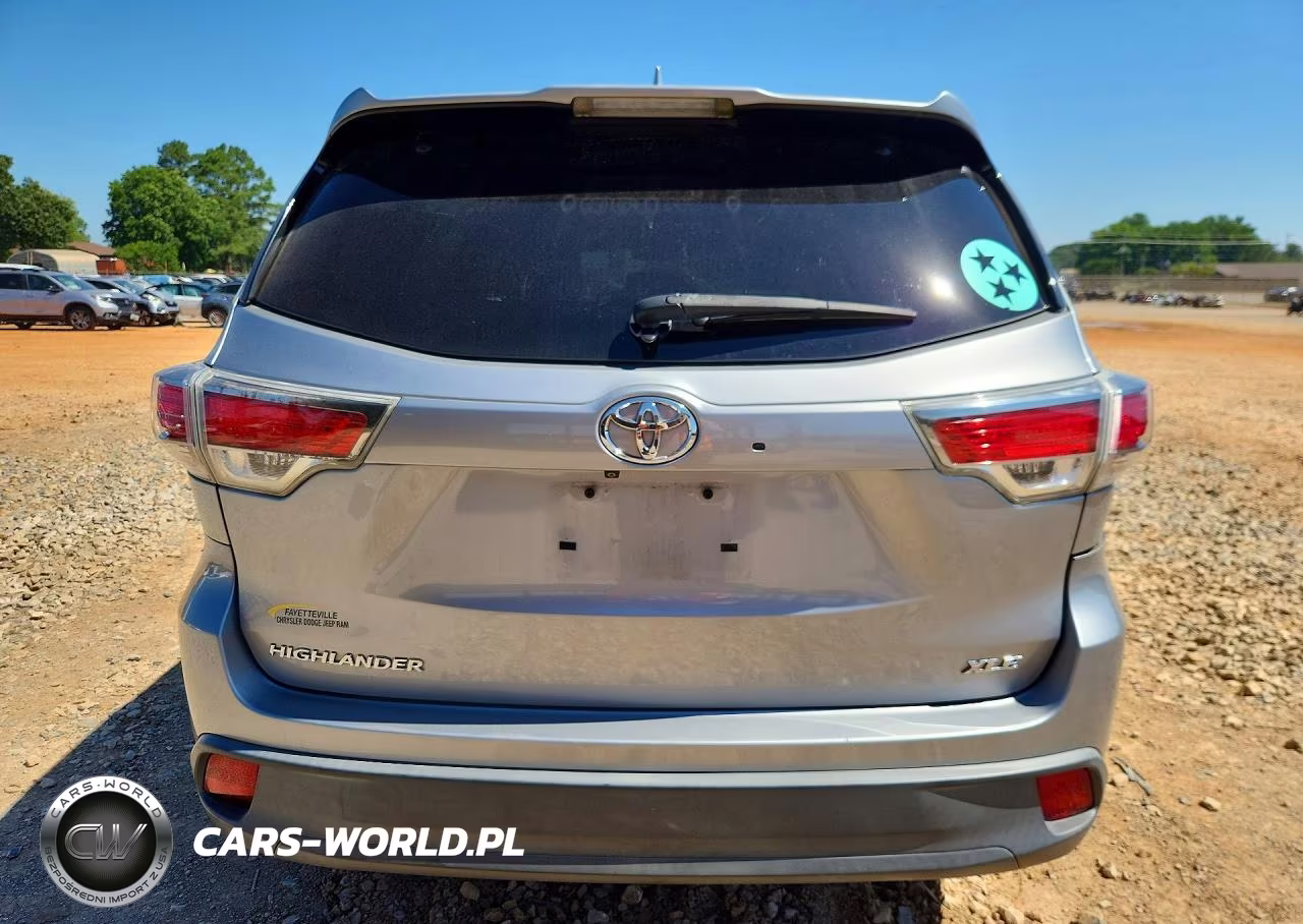 2015 Toyota Highlander Xle VIN:5TDKKRFH9FS058960 - 6