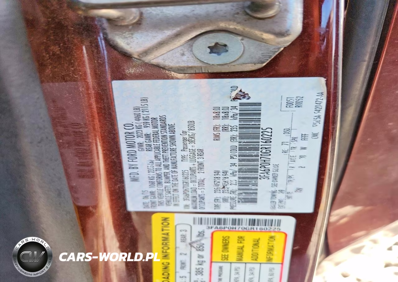 2016 Ford Fusion Se VIN:3FA6P0H70GR160225 - 12