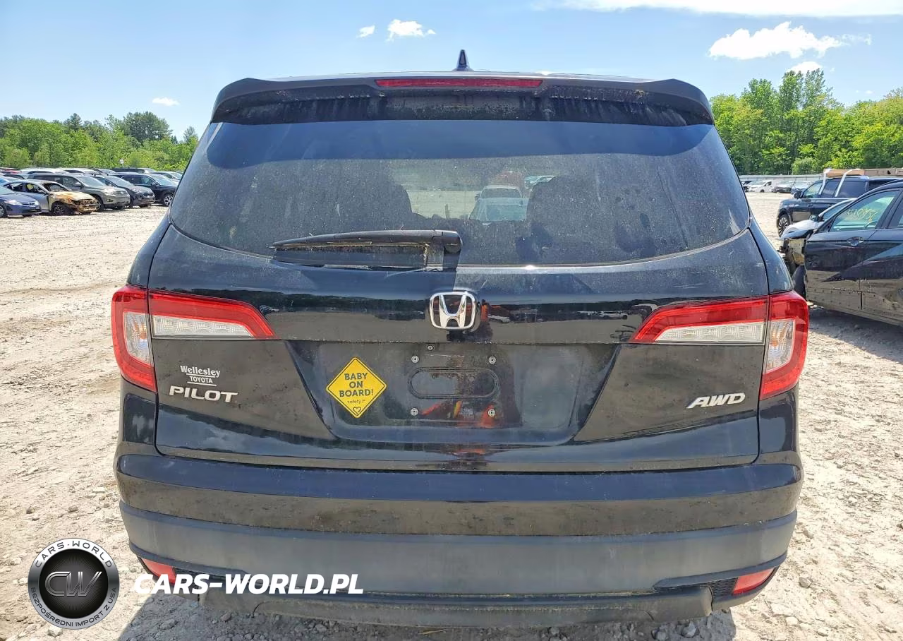 2019 Honda Pilot Lx VIN:5FNYF6H17KB088969 - 6