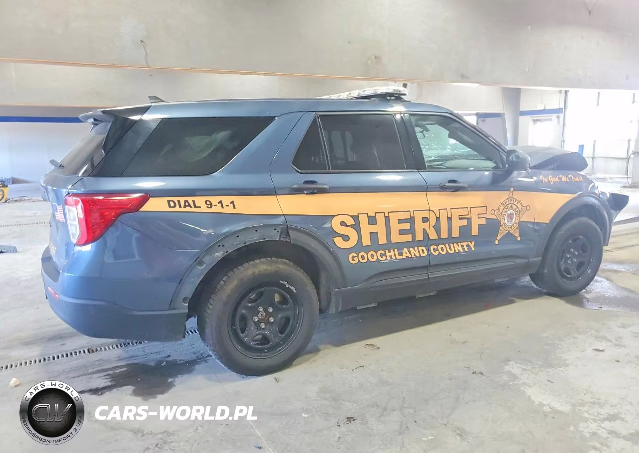 2021 Ford Explorer Police Interceptor VIN:1FM5K8AB1MGC25261 - 3