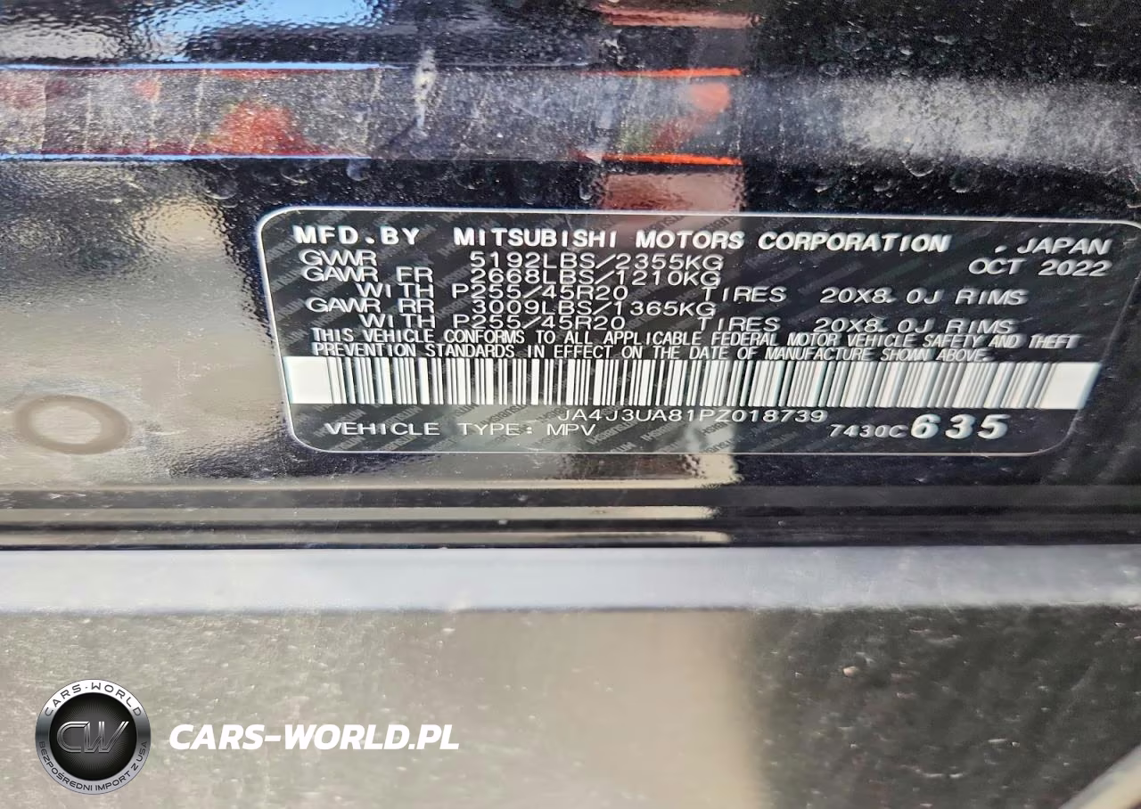 2023 Mitsubishi Outlander Se VIN:JA4J3UA81PZ018739 - 13