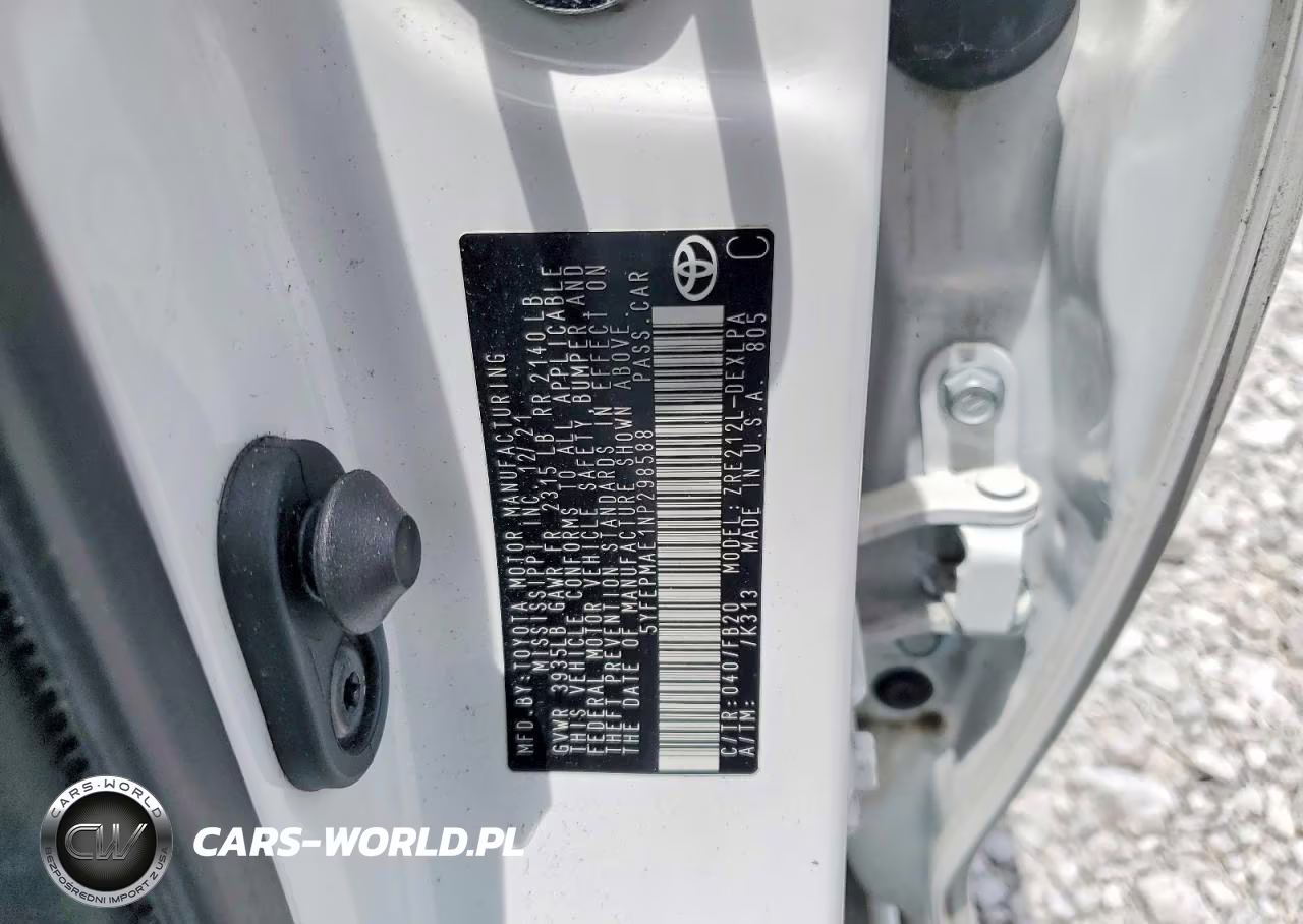 2022 Toyota Corolla Le VIN:5YFEPMAE1NP298588 - 13