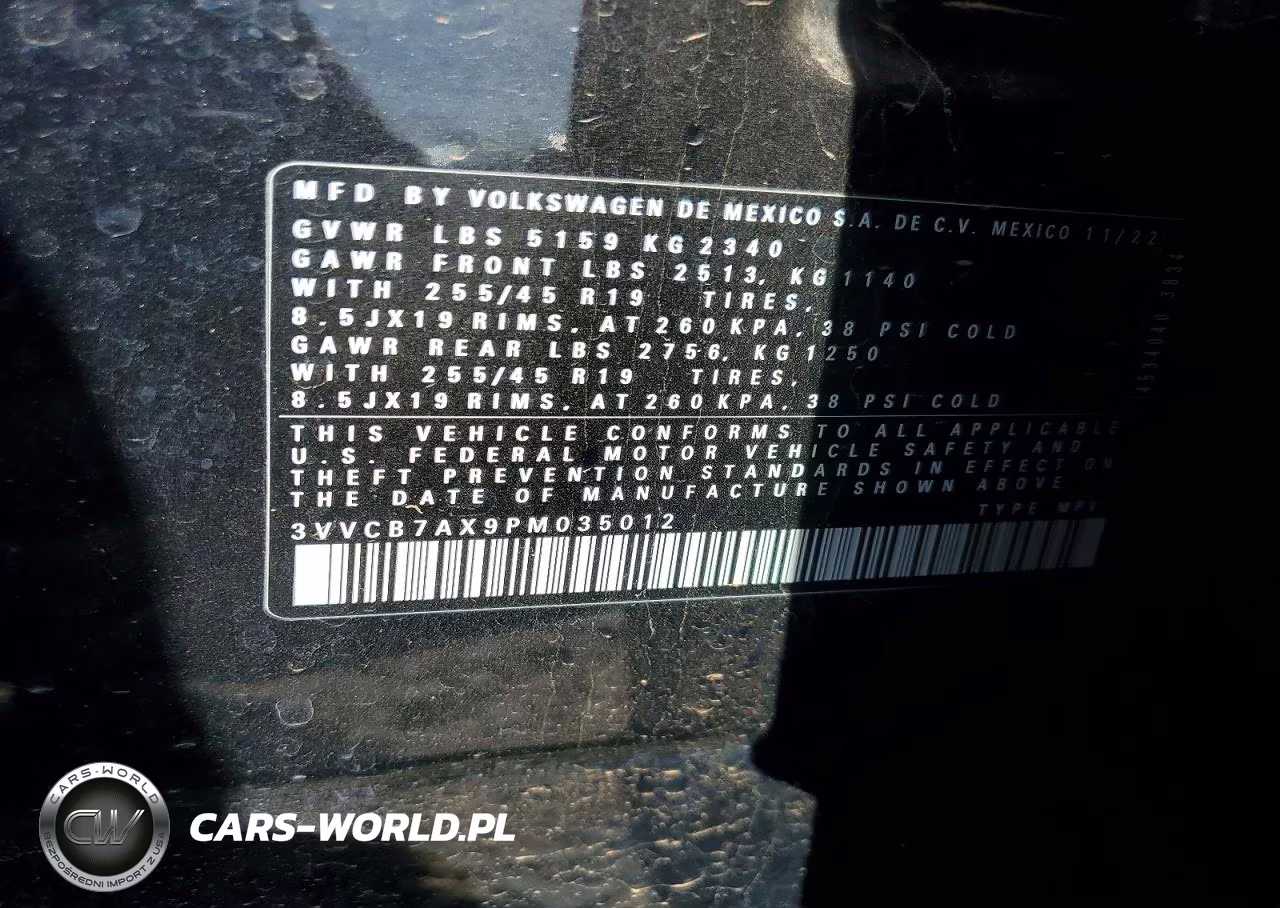 2023 Volkswagen Tiguan Se R-Line Black VIN:3VVCB7AX9PM035012 - 13