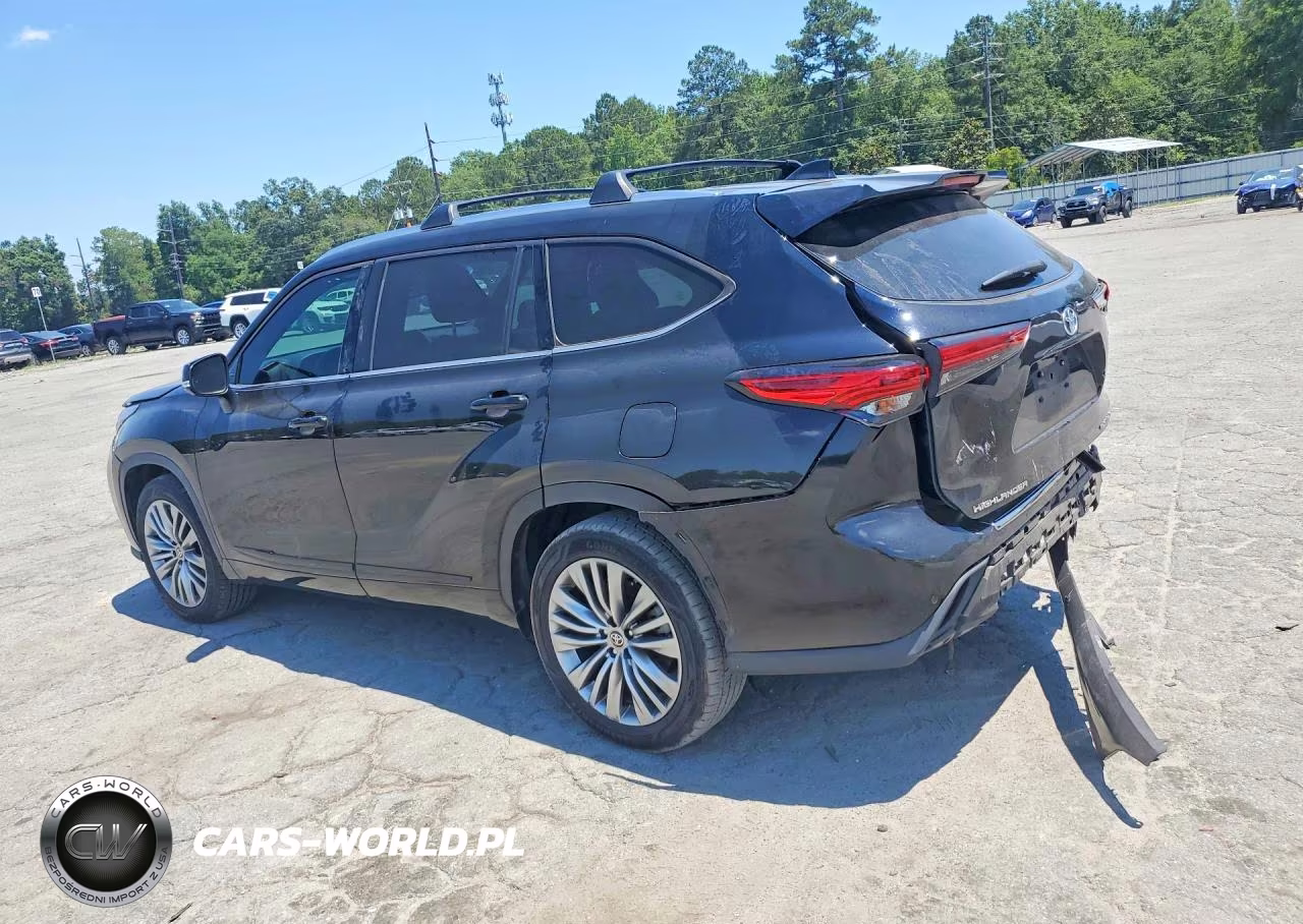 2022 Toyota Highlander Hybrid Platinum VIN:5TDFARAH4NS014388 - 2