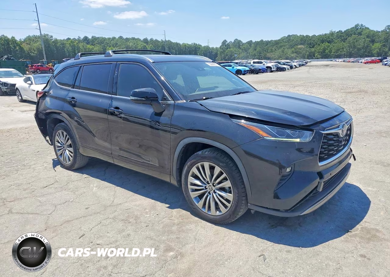 2022 Toyota Highlander Hybrid Platinum VIN:5TDFARAH4NS014388 - 4