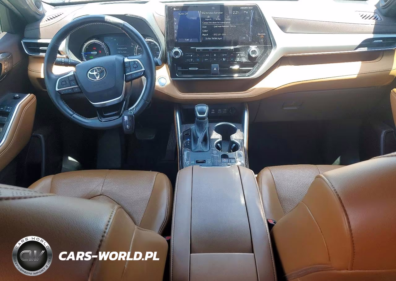 2022 Toyota Highlander Hybrid Platinum VIN:5TDFARAH4NS014388 - 8