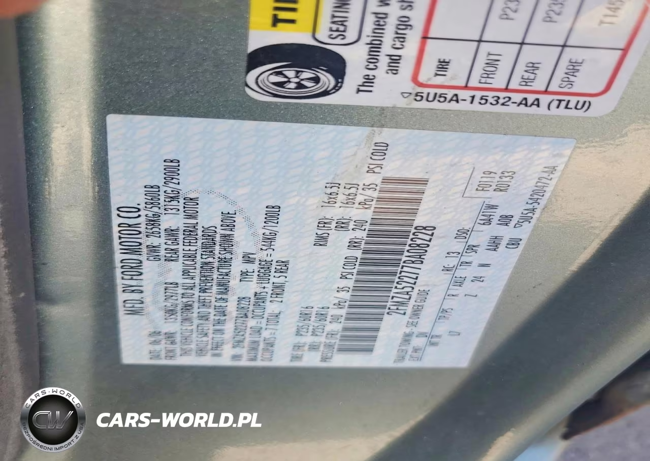 2007 Ford Freestar Sel VIN:2FMZA52277BA08228 - 13
