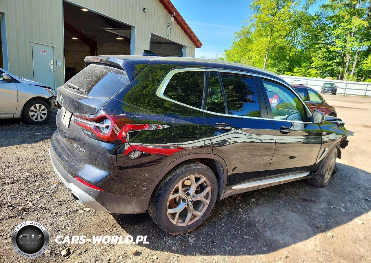 2022 BMW X3 Sdrive30I VIN:5UX43DP05N9J77733 - 3