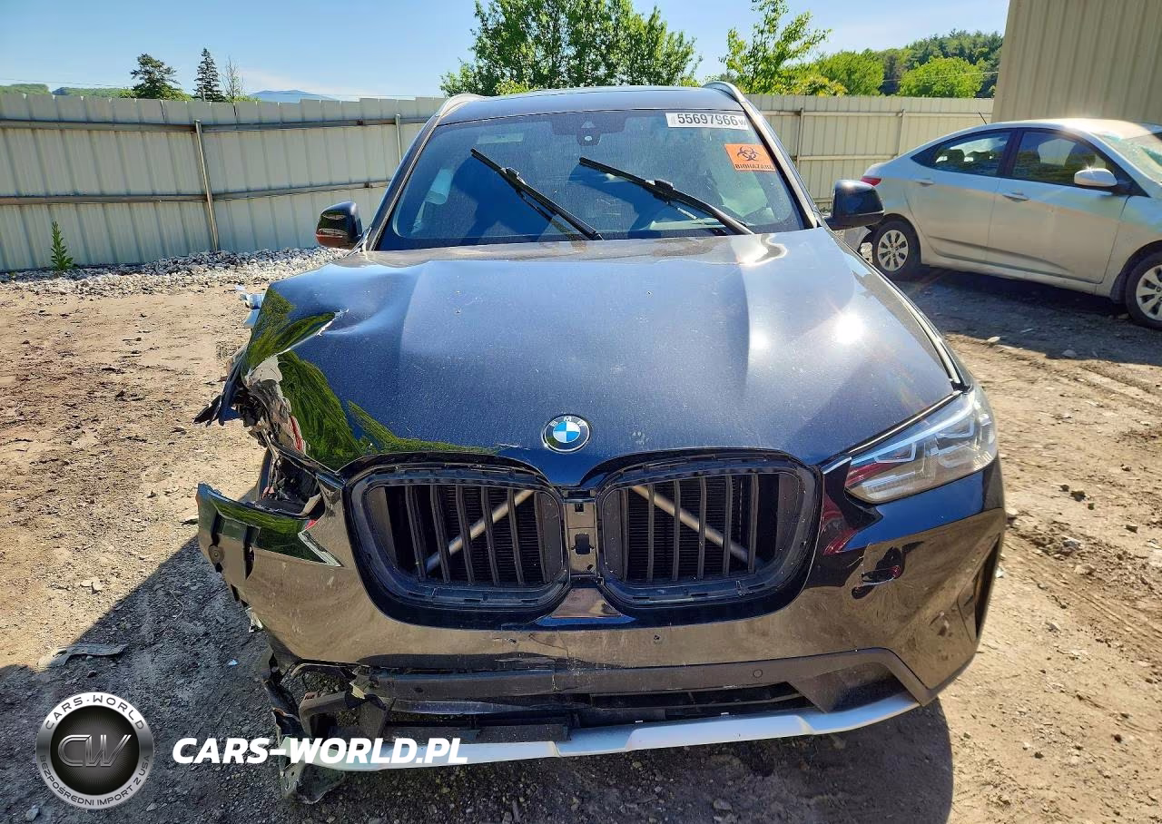 2022 BMW X3 Sdrive30I VIN:5UX43DP05N9J77733 - 5