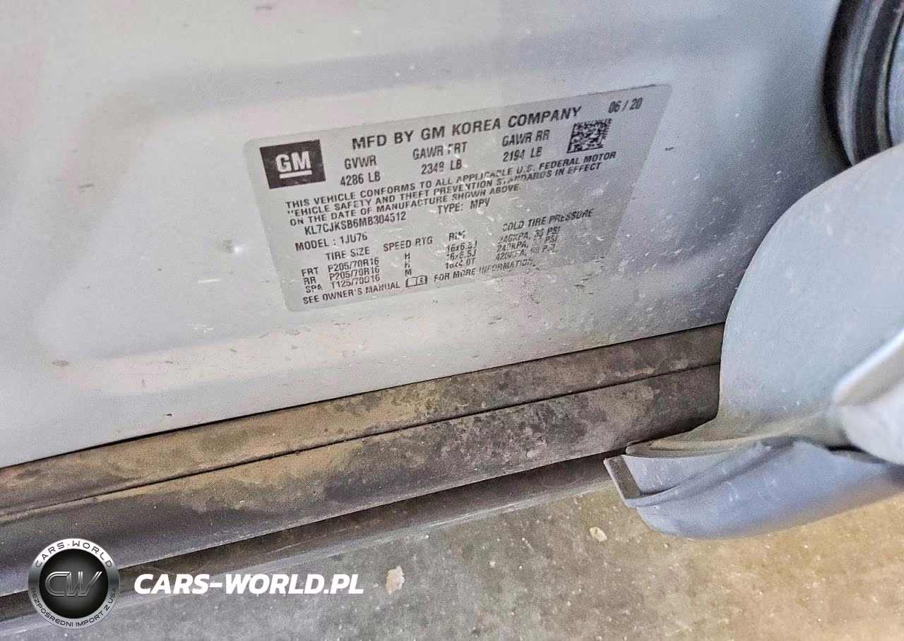 2021 Chevrolet Trax Ls VIN:KL7CJKSB6MB304512 - 13