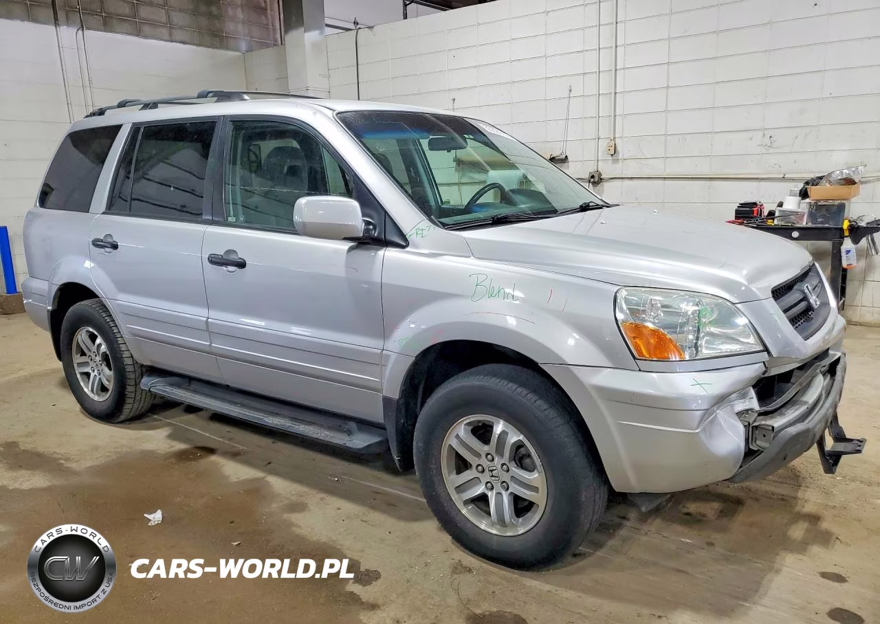 2005 Honda Pilot Ex VIN:2HKYF18495H526149 - 4