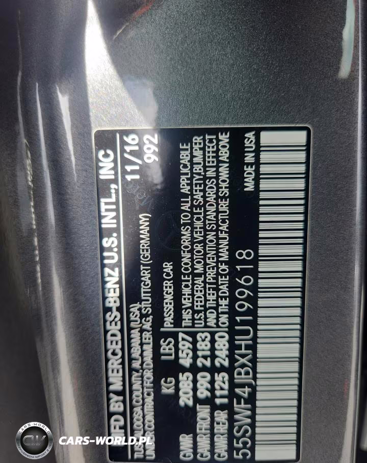 2017 Mercedes-Benz C 300 VIN:55SWF4JBXHU199618 - 13