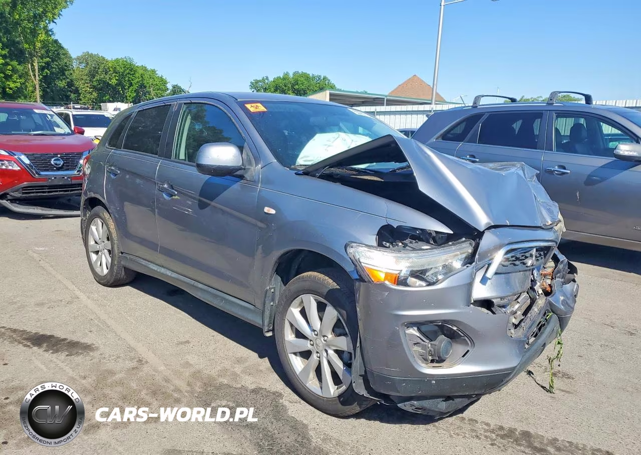 2014 Mitsubishi Outlander Sport Es VIN:4A4AP3AU5EE018936 - 4