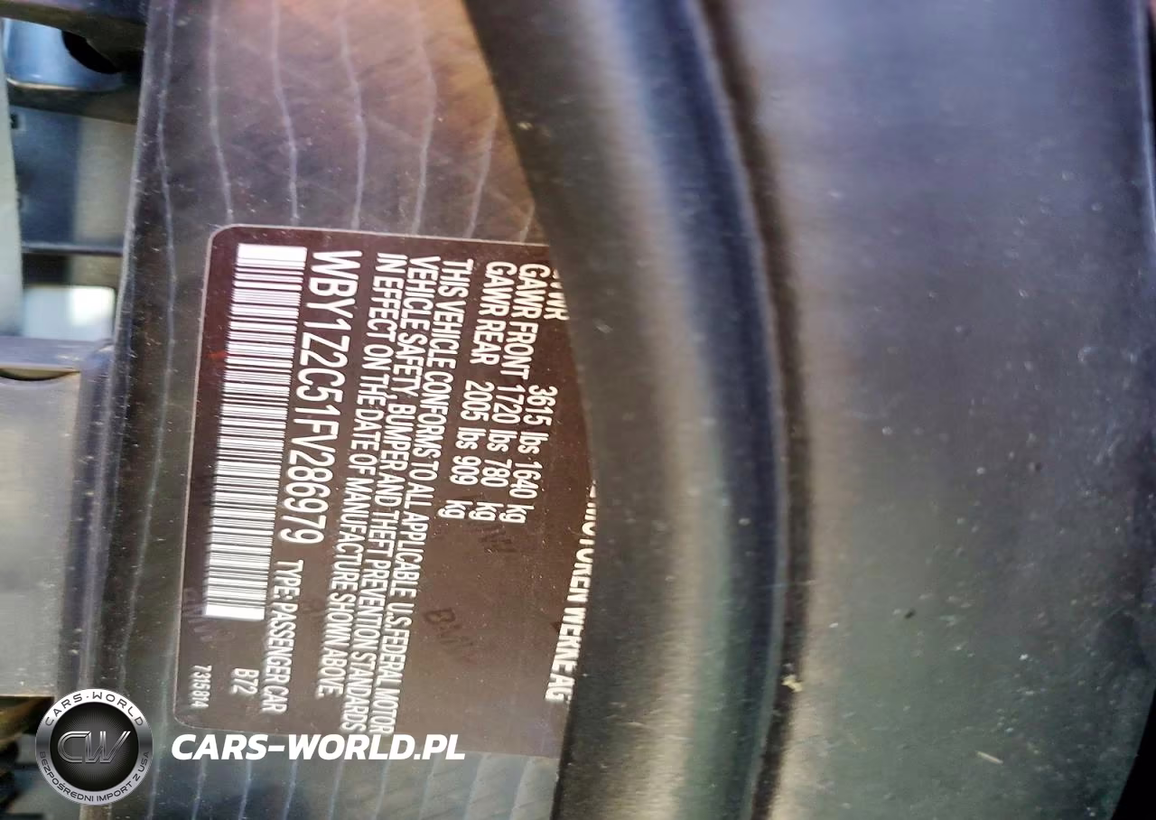 2015 BMW I3 Bev VIN:WBY1Z2C51FV286979 - 12