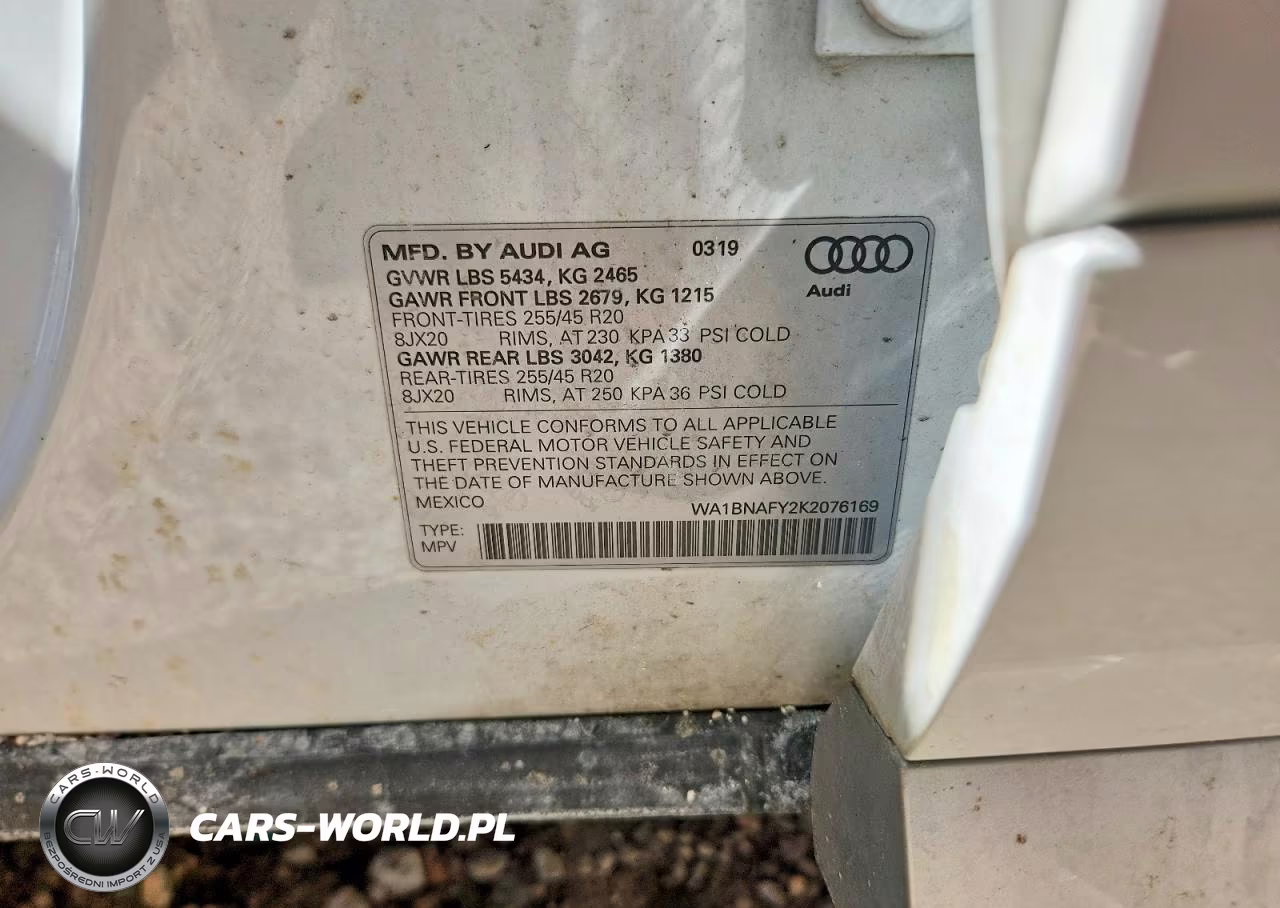 2019 Audi Q5 Premium Plus VIN:WA1BNAFY2K2076169 - 12