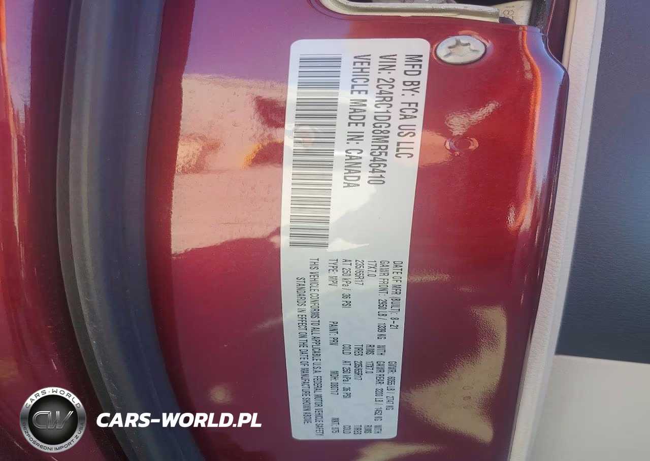 2021 Chrysler Voyager Lxi VIN:2C4RC1DG8MR546410 - 13