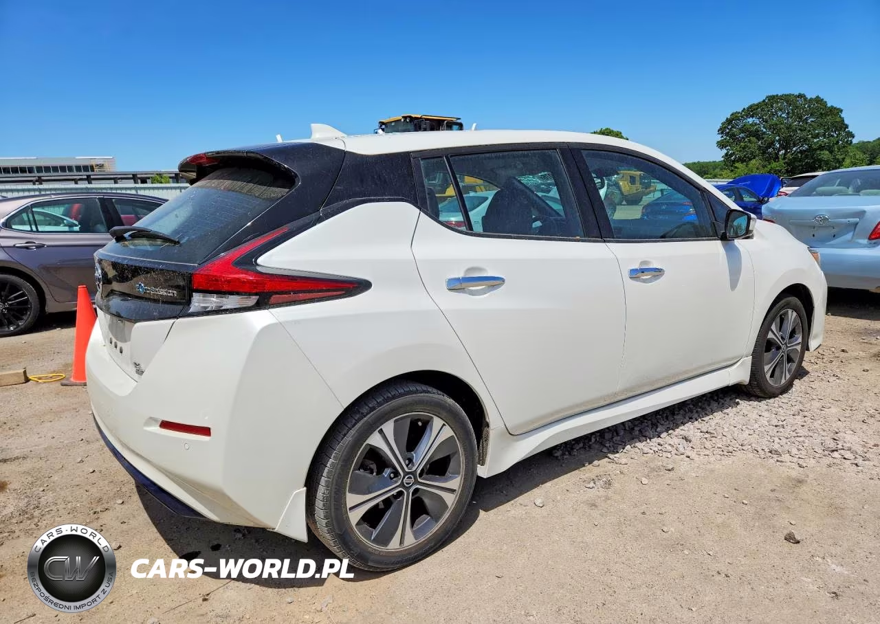2020 Nissan Leaf Sl Plus VIN:1N4BZ1DPXLC301735 - 3