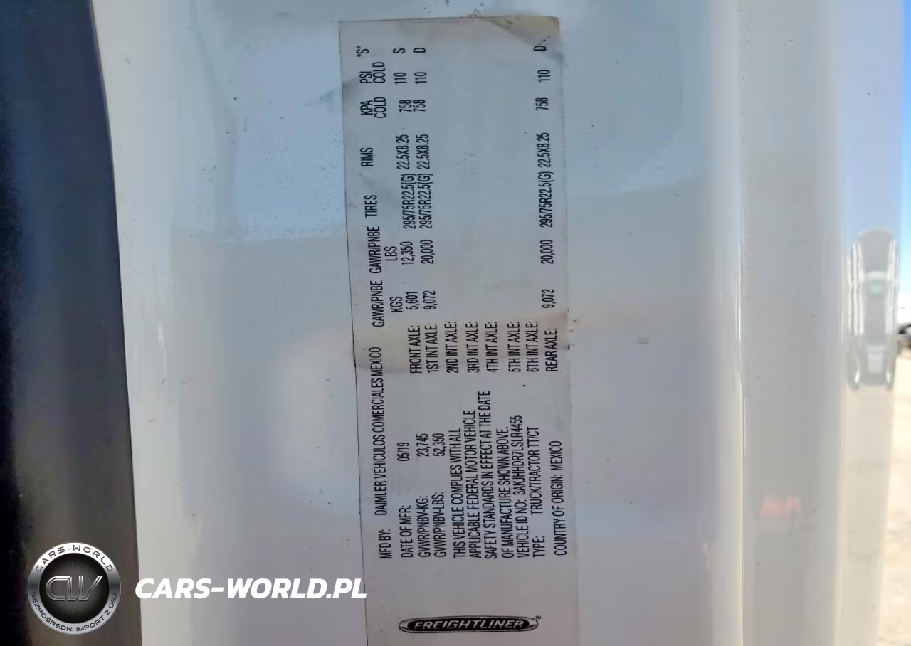2020 Freightliner Cascadia 126 Semi Truck VIN:3AKJHHDR7LSLR4455 - 10