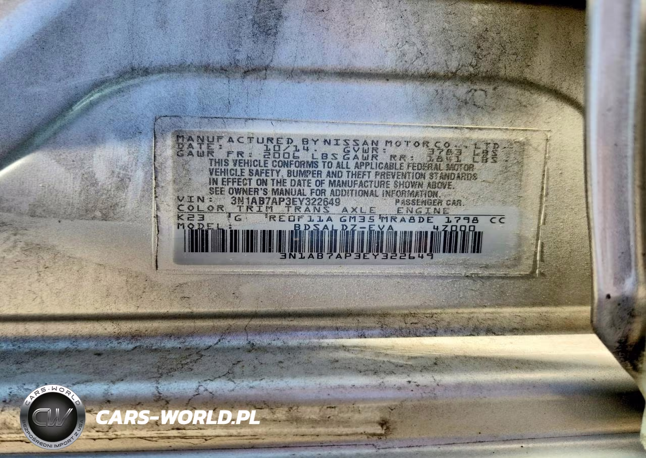 2014 Nissan Sentra Sv VIN:3N1AB7AP3EY322649 - 12