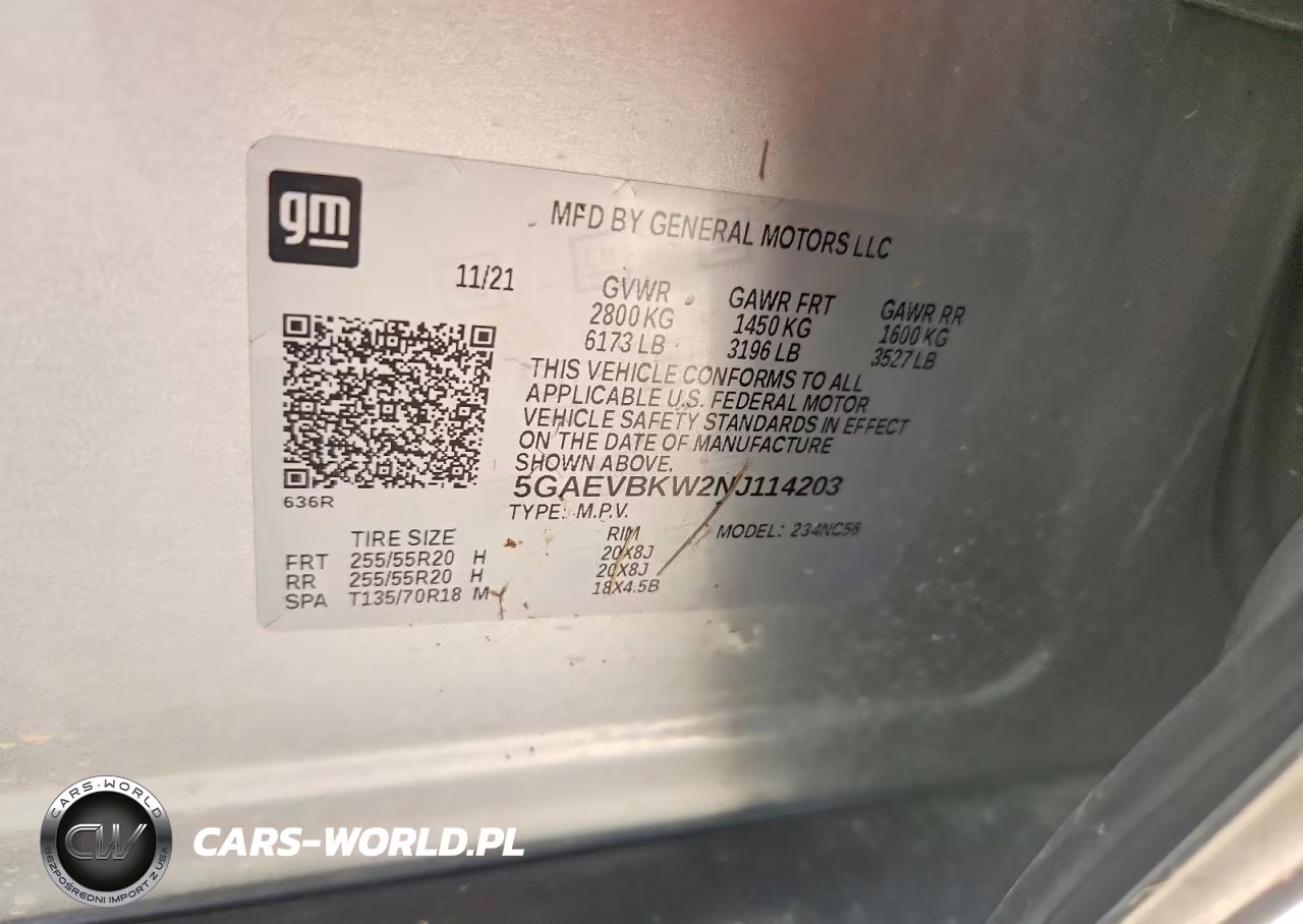 2022 Buick Enclave Premium VIN:5GAEVBKW2NJ114203 - 13