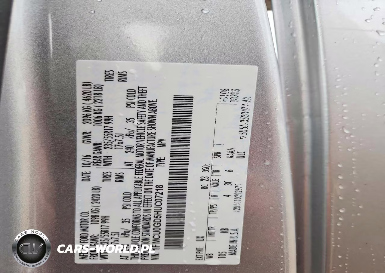 2017 Ford Escape Se VIN:1FMCU0GD5HUC07218 - 12