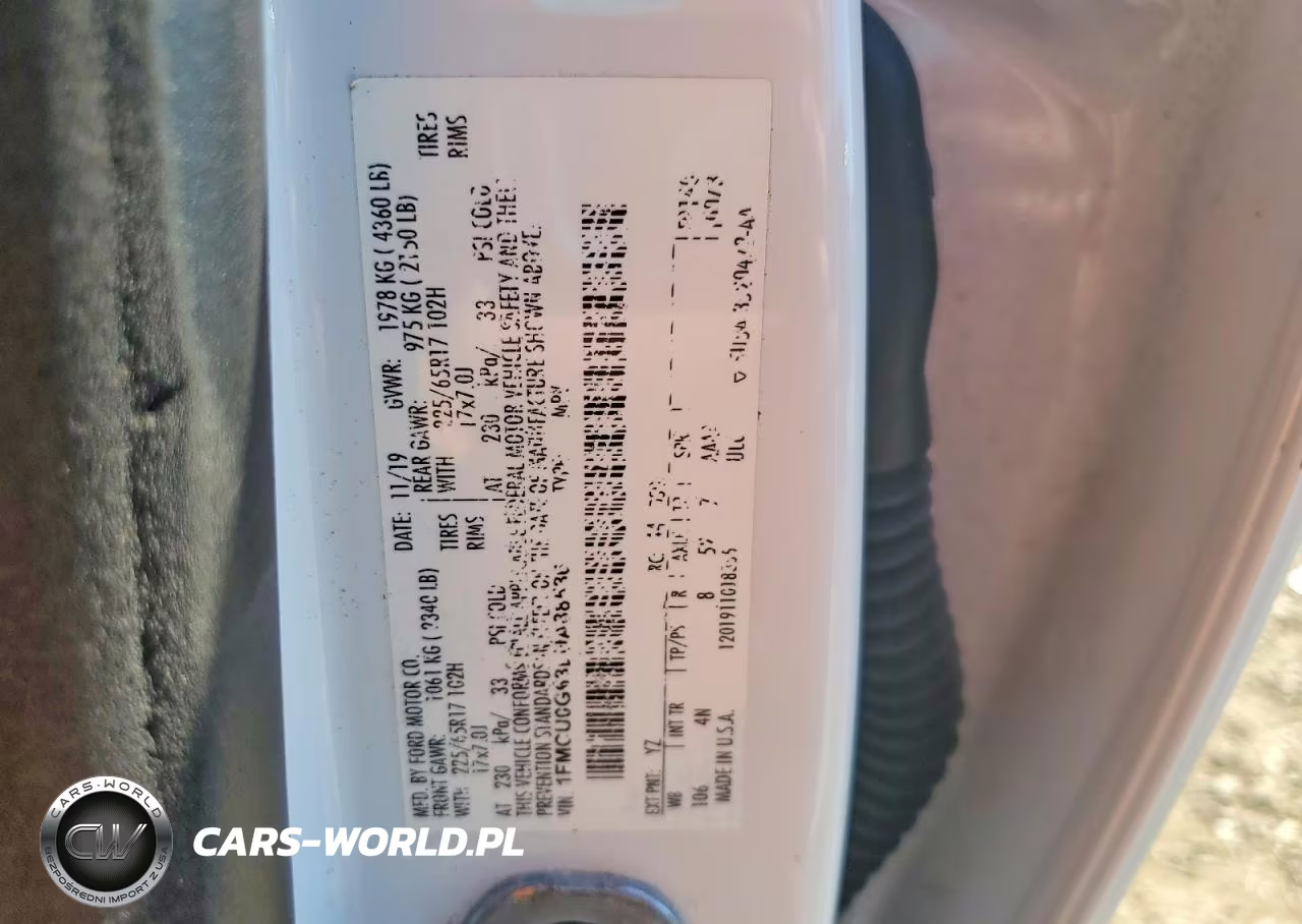 2020 Ford Escape Se VIN:1FMCU0G63LUA38536 - 13