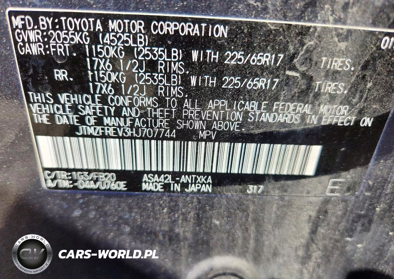 2017 Toyota Rav4 Le VIN:JTMZFREV3HJ707744 - 13